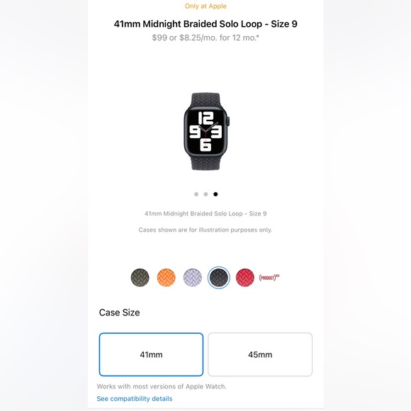 Apple Watch Band 38/40/41MM authentic Apple Watch band - Picture 2 of 13